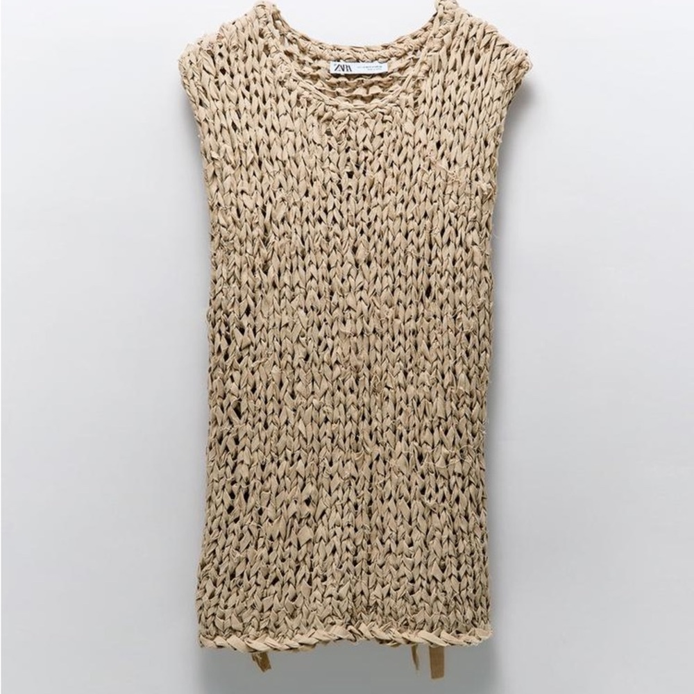 Zara Ribbon knit top - Picture 2 of 7